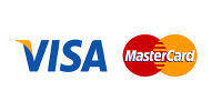Картой VISA и MasterCard