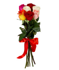 Букет из роз микс