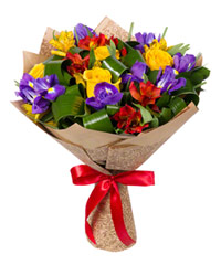 Букет "Голубые огоньки"