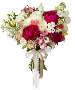 Букет из цветов "Букет "Свадебный вальс"" 30 - 35 см.