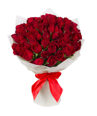 Bouquet of roses from Kenya